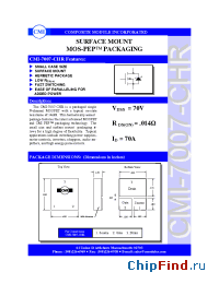 Datasheet CMI-7007-CHR manufacturer Composite Modules