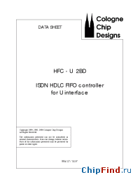Datasheet HFC-U manufacturer Cologne