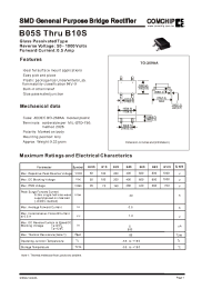 Datasheet B8S manufacturer Comchip