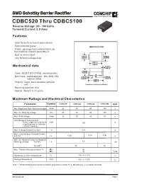 Datasheet CDBC560 manufacturer Comchip