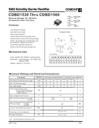 Datasheet CDBD1530 manufacturer Comchip