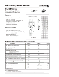 Datasheet CDBD835L manufacturer Comchip