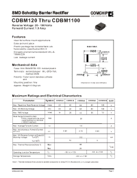 Datasheet CDBM1100 manufacturer Comchip
