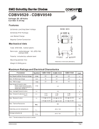 Datasheet CDBV0520 manufacturer Comchip
