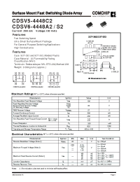Datasheet CDSV5-4448C2 manufacturer Comchip