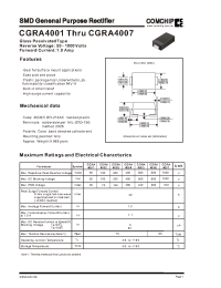 Datasheet CGRA4002 manufacturer Comchip