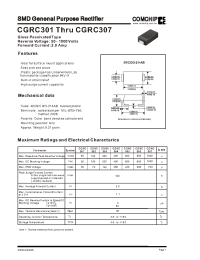 Datasheet CGRC302 manufacturer Comchip