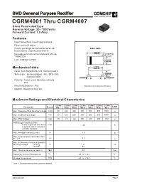 Datasheet CGRM4005 manufacturer Comchip