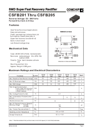 Datasheet CSFB204 manufacturer Comchip