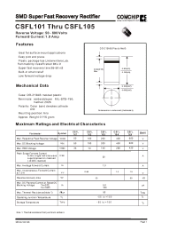 Datasheet CSFL104 manufacturer Comchip