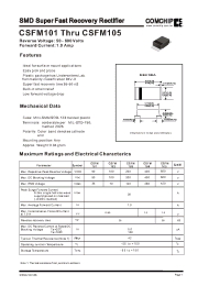 Datasheet CSFM101 manufacturer Comchip