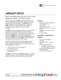 Datasheet CN7221 manufacturer Conexant
