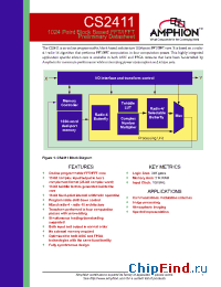 Datasheet CS2411 manufacturer Conexant