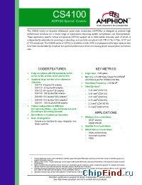 Datasheet CS4180 manufacturer Conexant