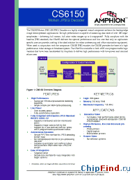 Datasheet CS6150TM manufacturer Conexant