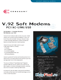 Datasheet CX11254 manufacturer Conexant