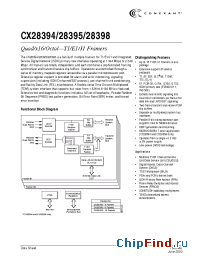 Datasheet CX28394-22 manufacturer Conexant