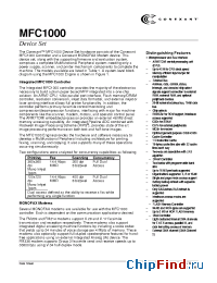 Datasheet MFE1209-VS manufacturer Conexant