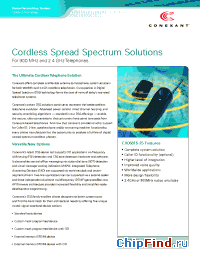 Datasheet RF110 manufacturer Conexant