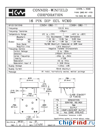 Datasheet EDV54-080-11 manufacturer Connor-Winfield