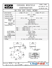Datasheet EPV54-***-21P manufacturer Connor-Winfield