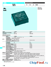 Datasheet CBS50481R8 manufacturer COSEL