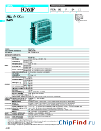 Datasheet LCA100S-3 manufacturer COSEL
