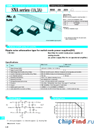 Datasheet SNA-03-223 manufacturer COSEL