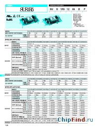 Datasheet SUCS100515 manufacturer COSEL