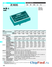 Datasheet ZS100512 manufacturer COSEL