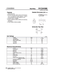 Datasheet D2A241000 manufacturer COSMO