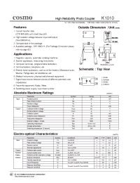 Datasheet K1010E manufacturer COSMO