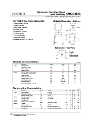 Datasheet KMOC3023 manufacturer COSMO
