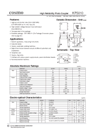 Datasheet KP5010D manufacturer COSMO