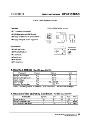 Datasheet KPLR1320AD manufacturer COSMO