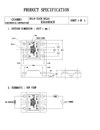 Datasheet KSA440AC8 manufacturer COSMO