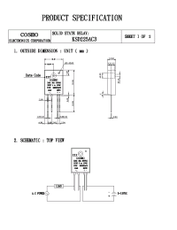 Datasheet KSD225AC3 manufacturer COSMO