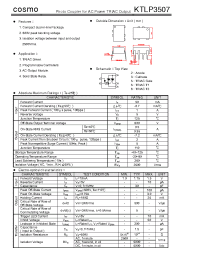 Datasheet KTLP3617 manufacturer COSMO