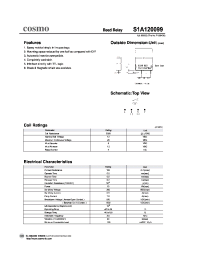 Datasheet S1A120099 manufacturer COSMO