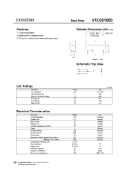 Datasheet V1C051000 manufacturer COSMO