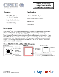 Datasheet C460XB290-0106-A manufacturer Cree