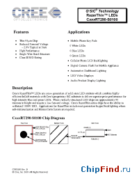 Datasheet C527RT290-0106 manufacturer Cree