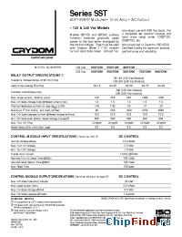 Datasheet 25SST120 manufacturer Crydom