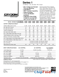 Datasheet A2490E-B manufacturer Crydom