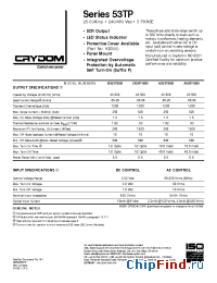 Datasheet A53TP25D-10 manufacturer Crydom