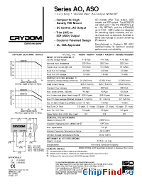 Datasheet ASO242 manufacturer Crydom