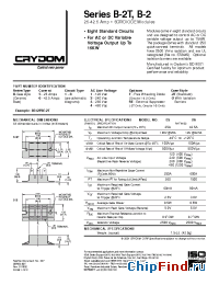 Datasheet B511-2 manufacturer Crydom
