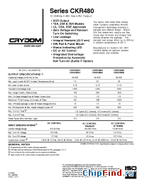 Datasheet CKRA4820P manufacturer Crydom