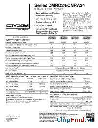 Datasheet CMRA2435-10 manufacturer Crydom