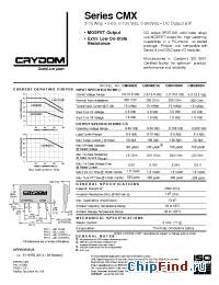 Datasheet CMX100D6 производства Crydom